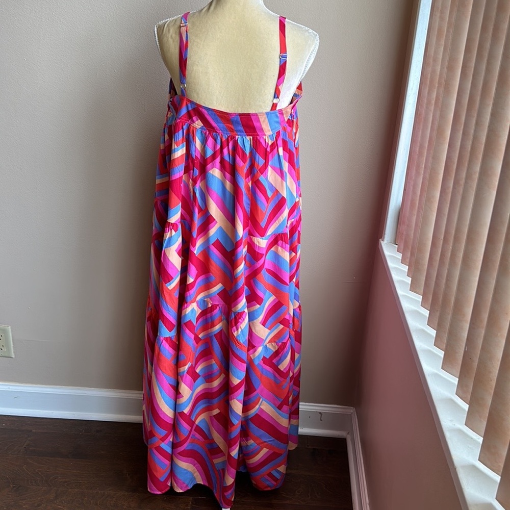 Abel The Label Anthropologie Pink Lilac Maxi Dress Nw… Gem